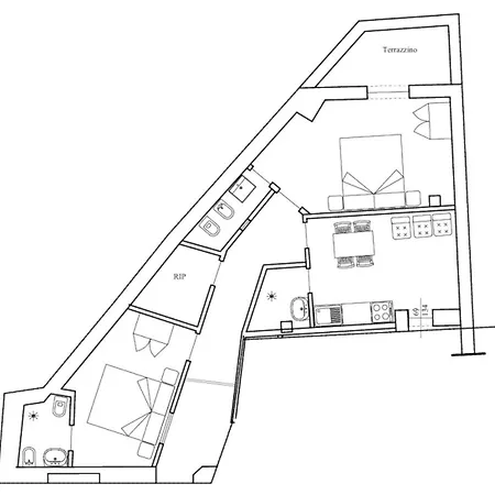 Casa Gurgitello アパート *
